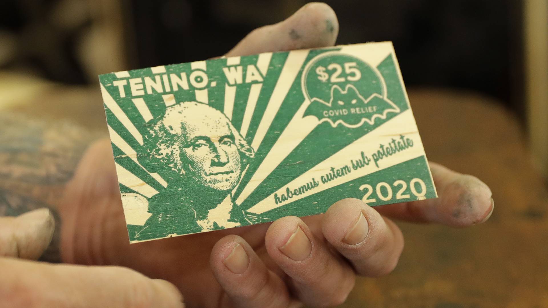 Dřevěné dolary platí zatím jen na území města Tenino ve státě Washington