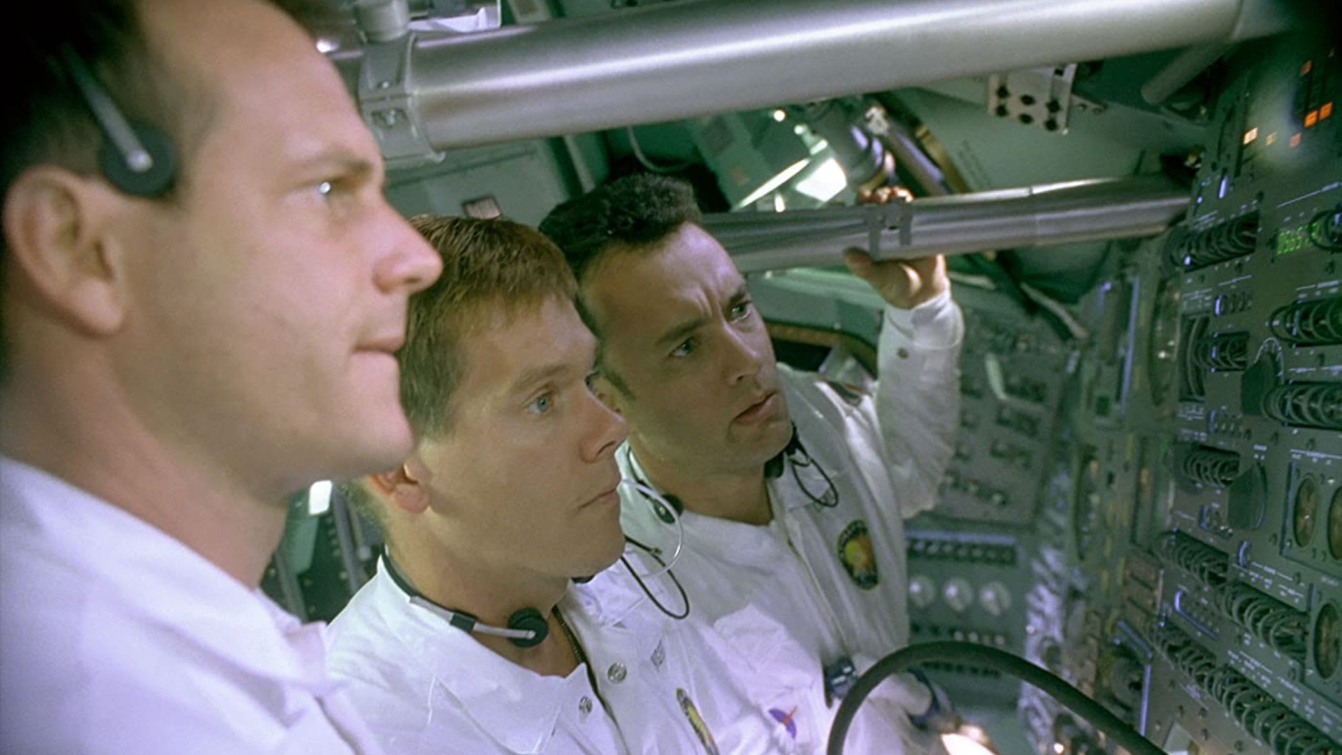 Hlavní role si ve filmu zahráli (zleva) Bill Paxton, Kevin Bacon a Tom Hanks
