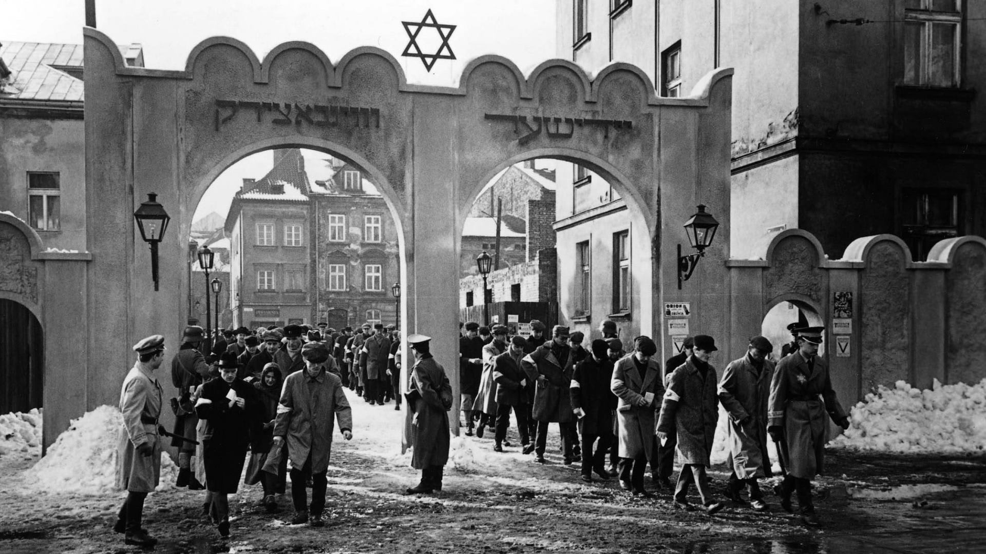 Fotka z filmu Schindlerův seznam, který vypráví o koncentračních táborech