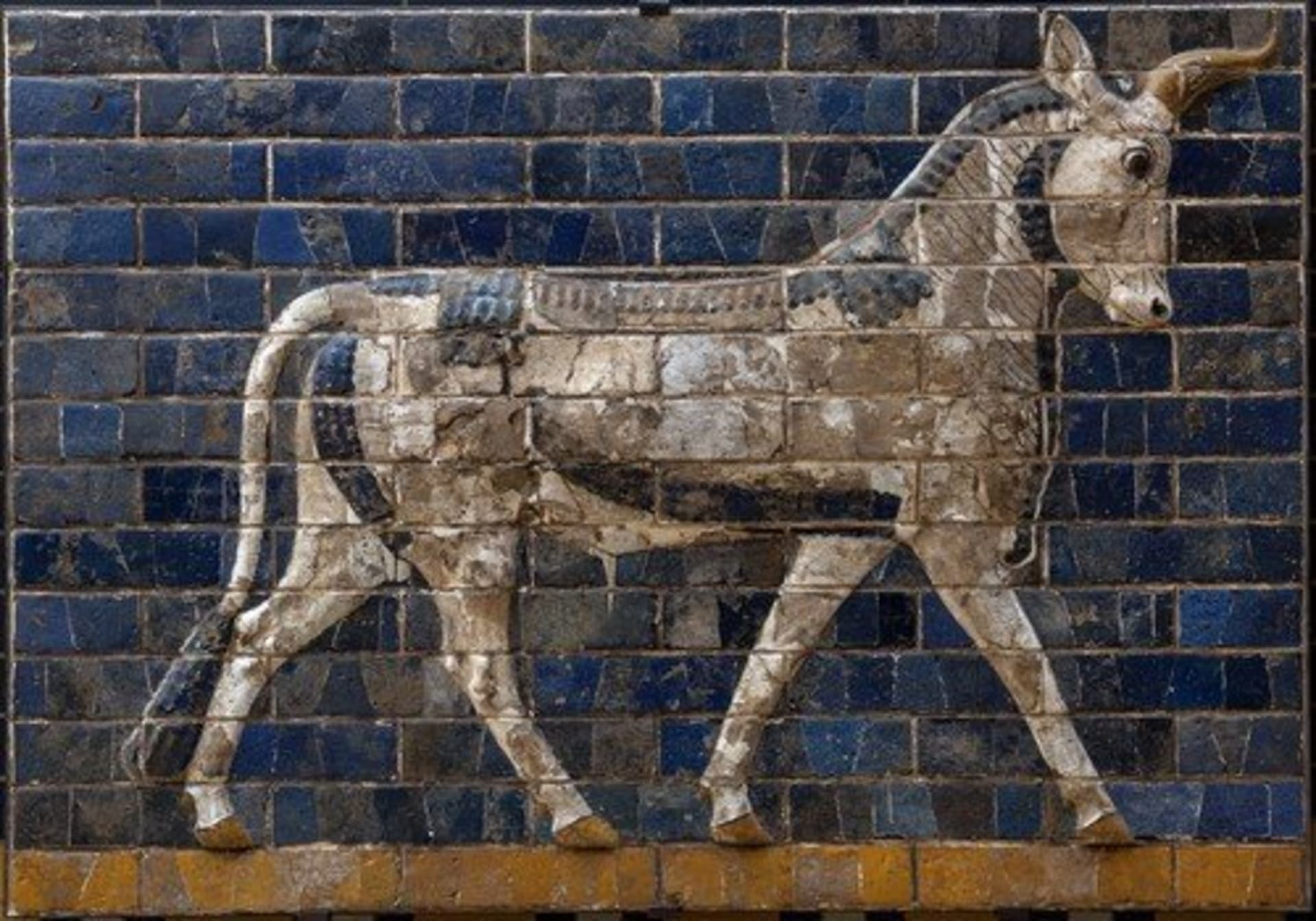 Posvátný býk z Ištařiny brány, jedné z dominant starověkého Babylónu