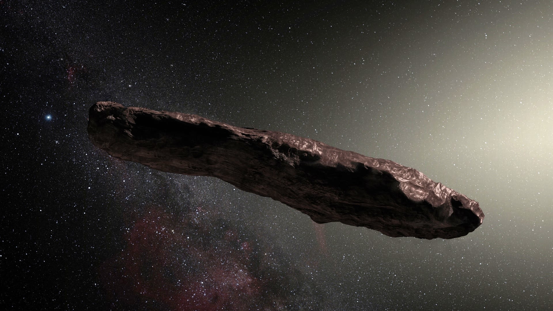 Oumuamua - posel z jiné galaxie