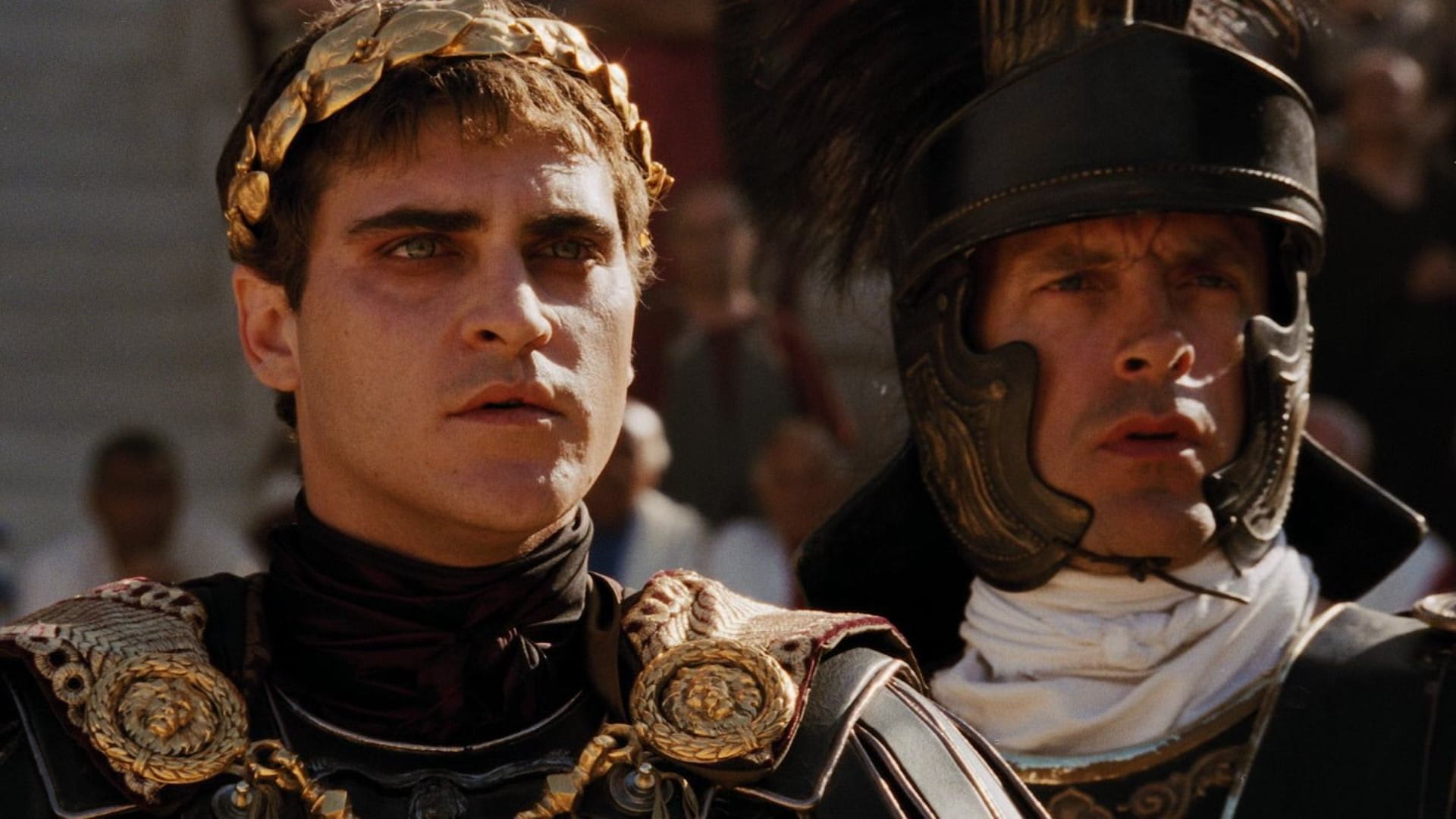 Joaquin Phoenix jako císař Commodus