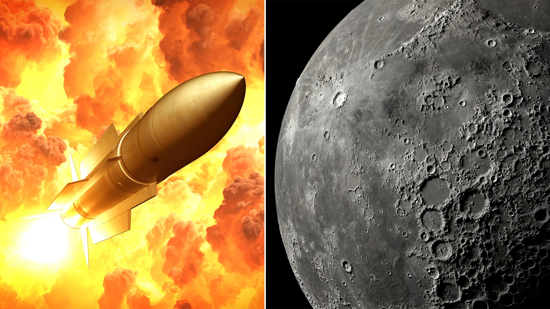 Co by se stalo, kdyby atomová bomba zasáhla Měsíc?