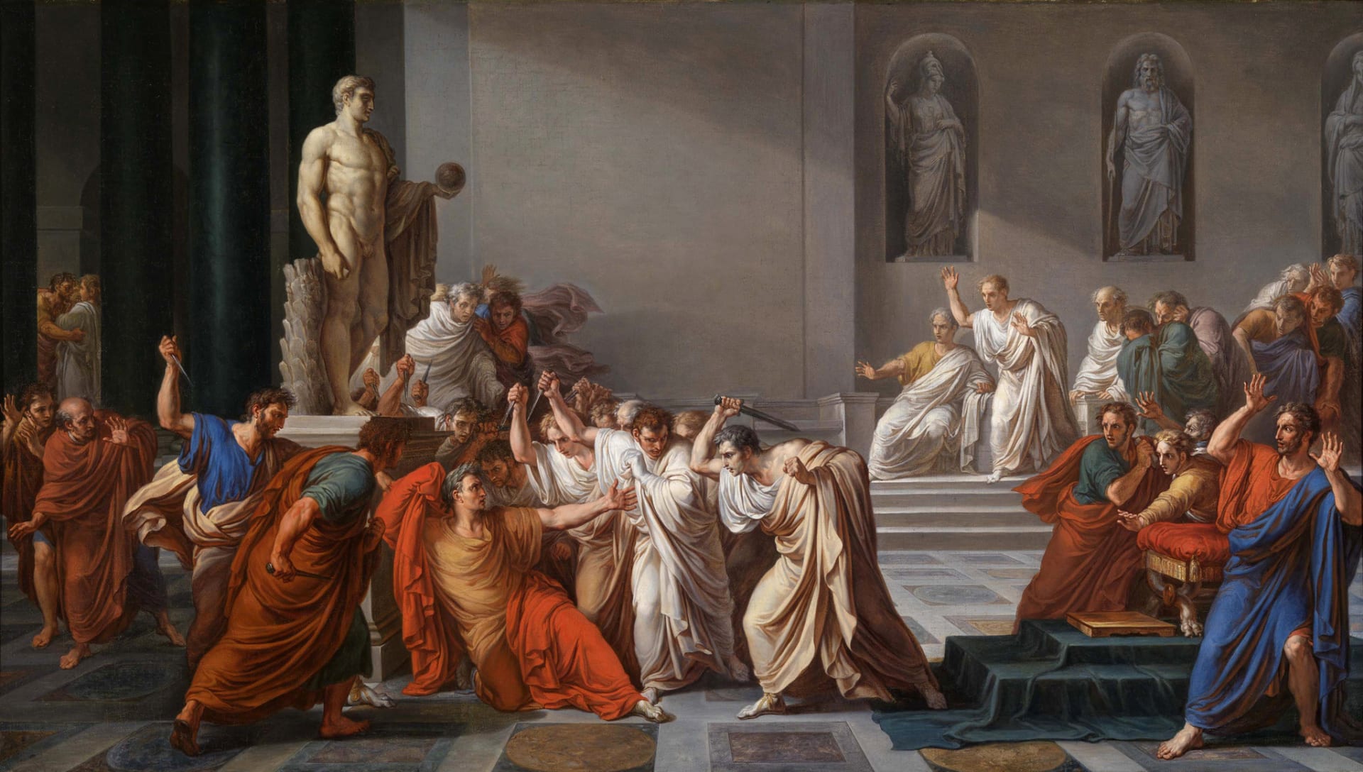 Smrt Caesara od Vincenza Camucciniho