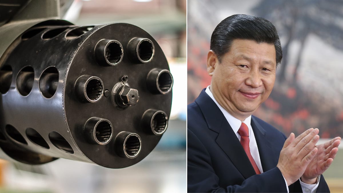 Podoba nového čínského rotačního kulometu zatím nebyla oficiálně zveřejněna