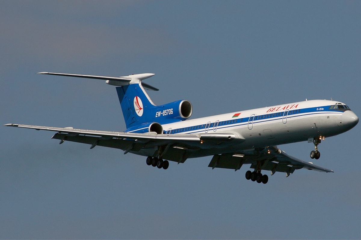 Tupolev TU-154 smrtící letoun - společnosti Belavia