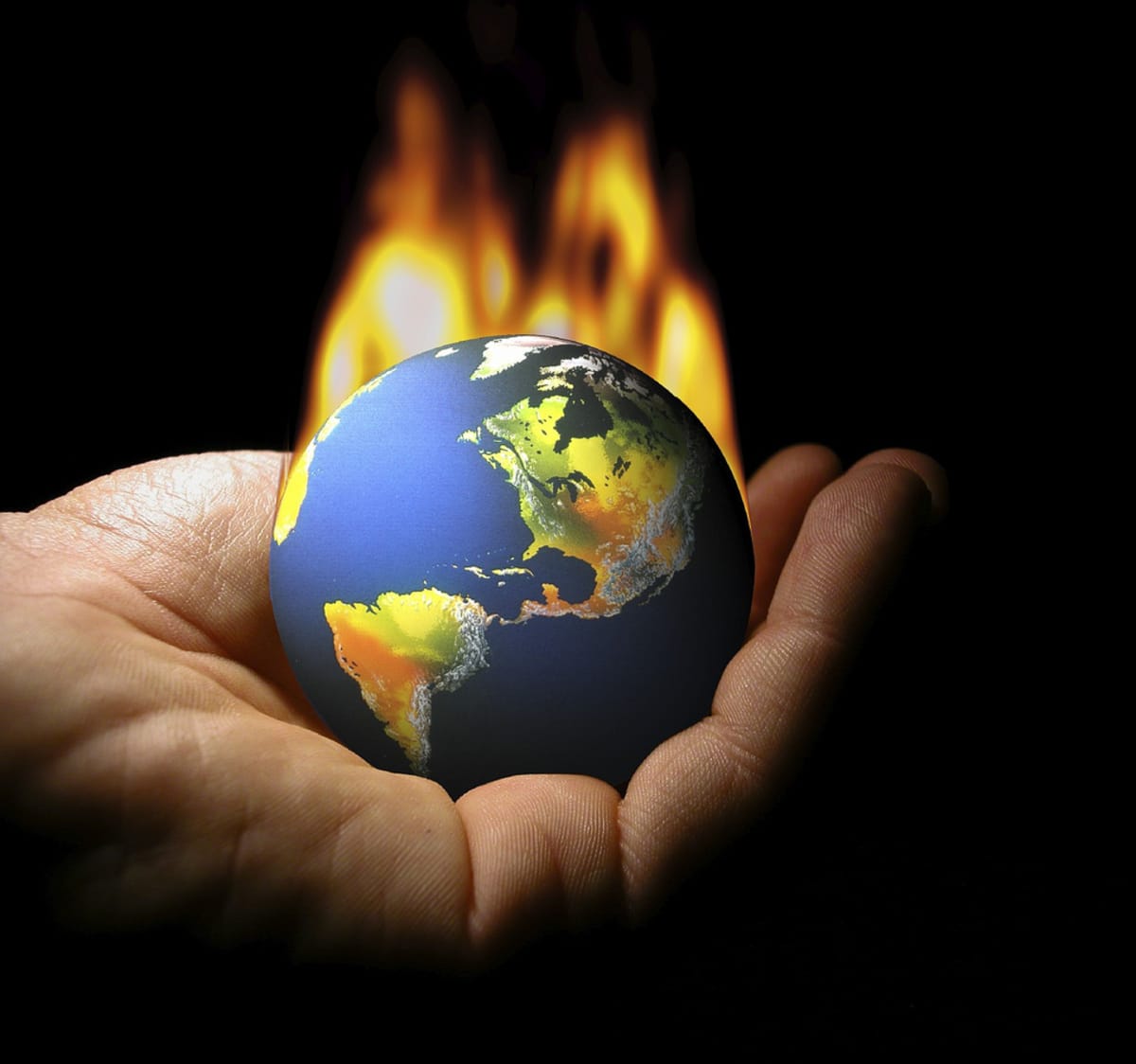 Země se zahřívá celá - nejen voda a vzduch, ale i kůra