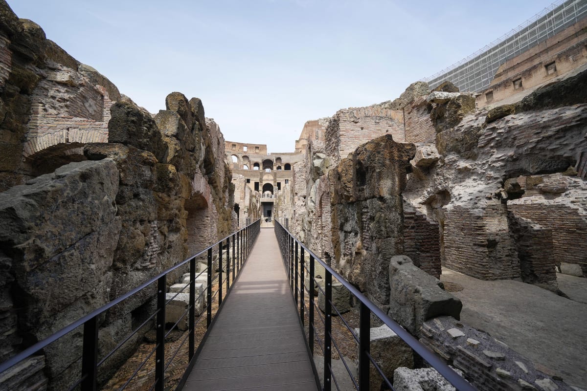 Podzemí Kolosea se otevírá veřejnosti