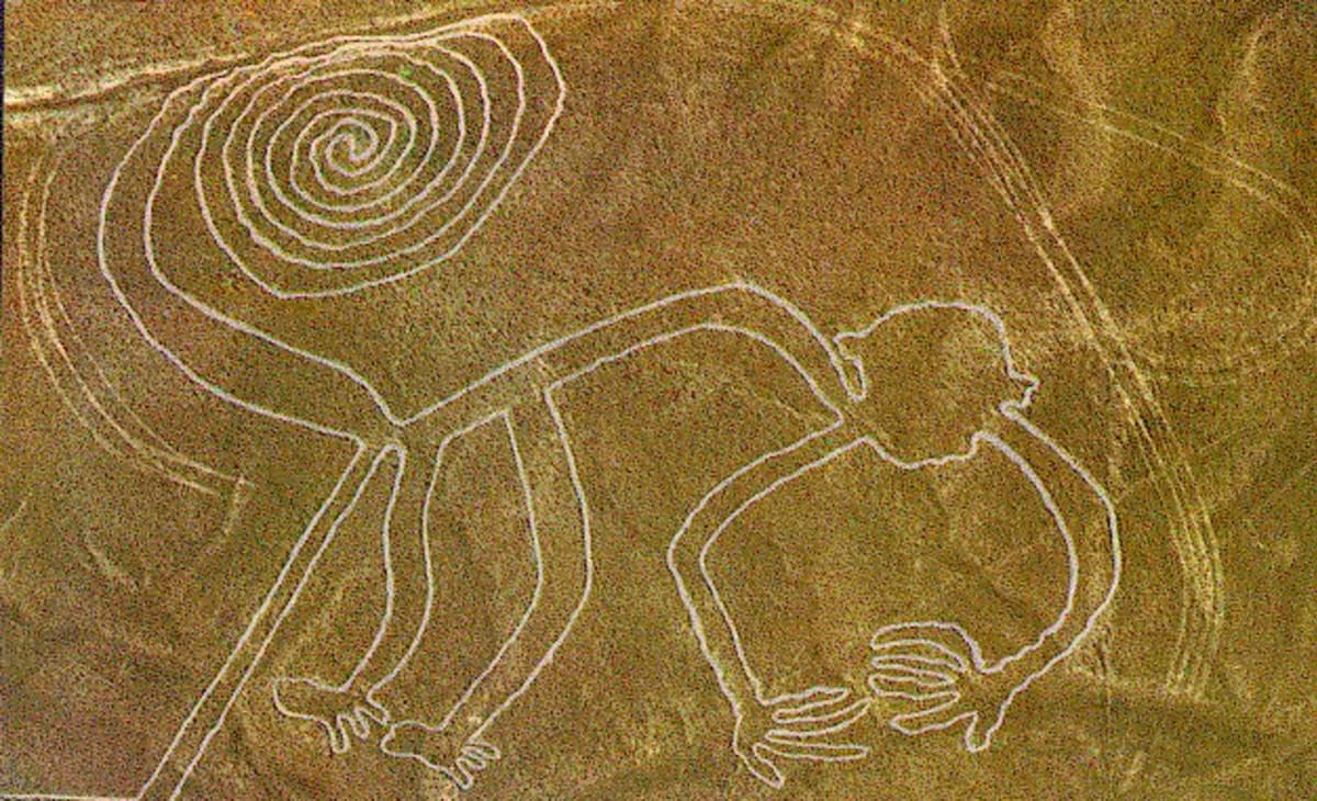 Kresby na planině Nazca