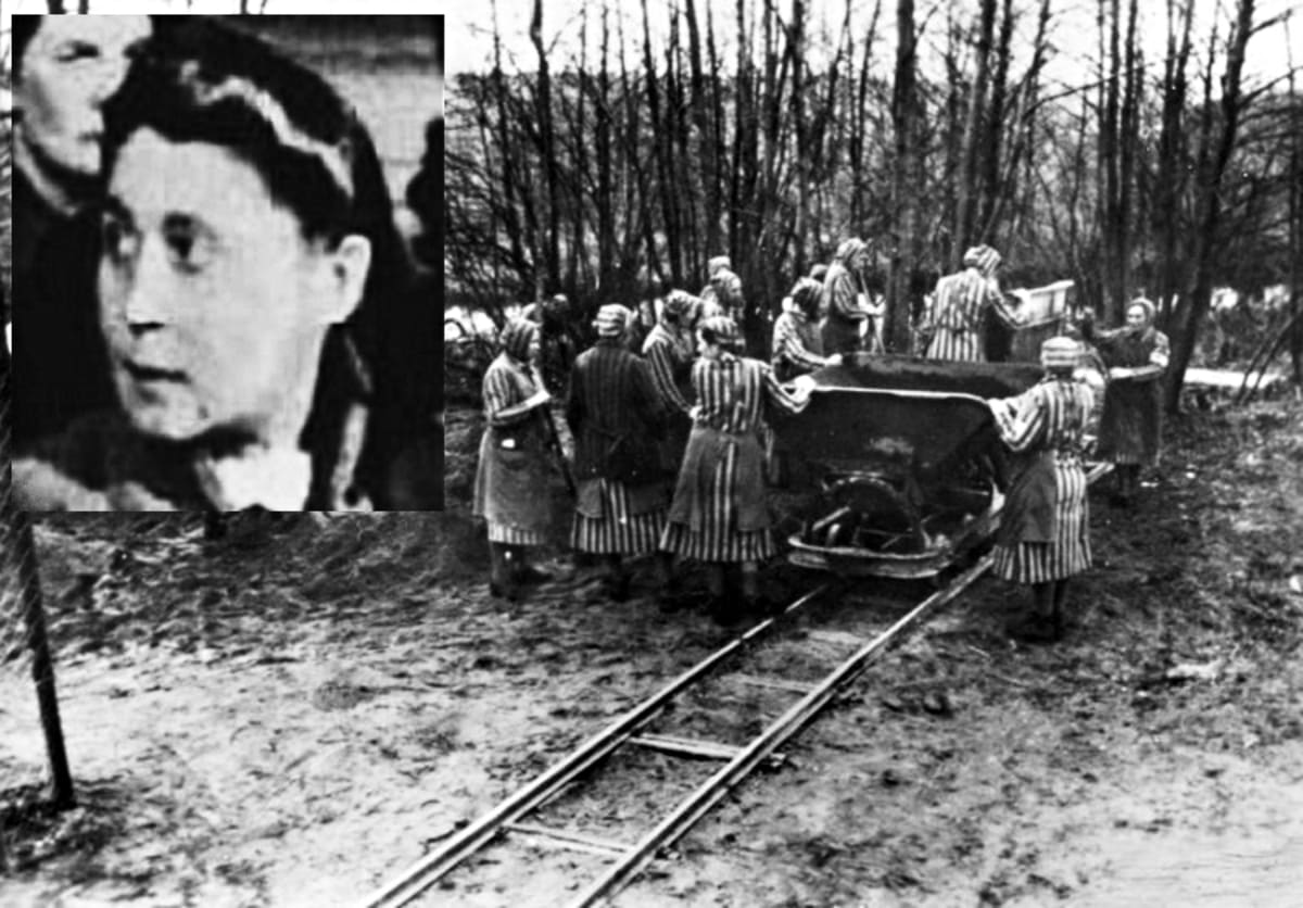 Greta Bösel a vězeňkymě z koncentračního tábora