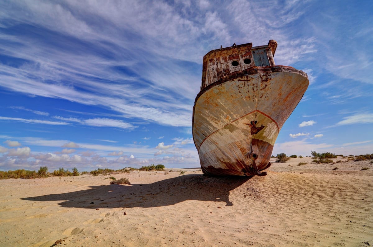 Že vyschne Aralské jezero také nikdo nepředvídal...