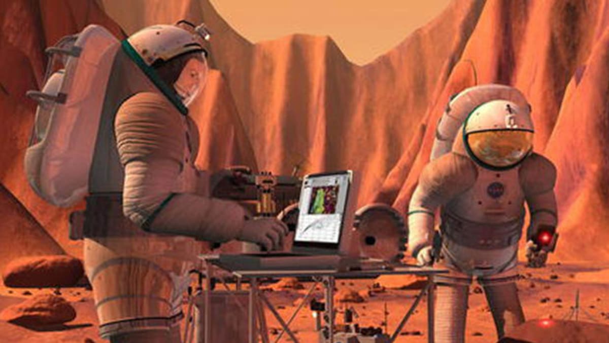 S počítačem na Marsu