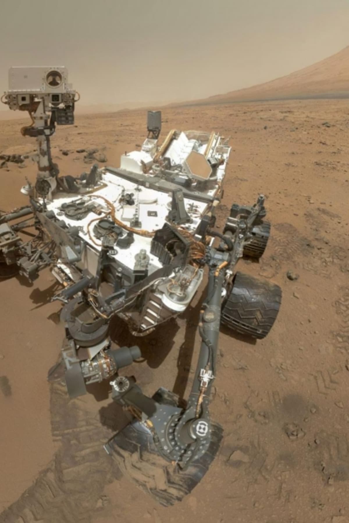 Autoportrét vozítka Curiosity na MarsuFOTO: NASA