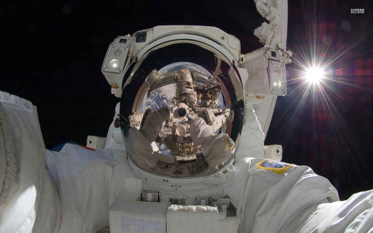 Selfie u ISS