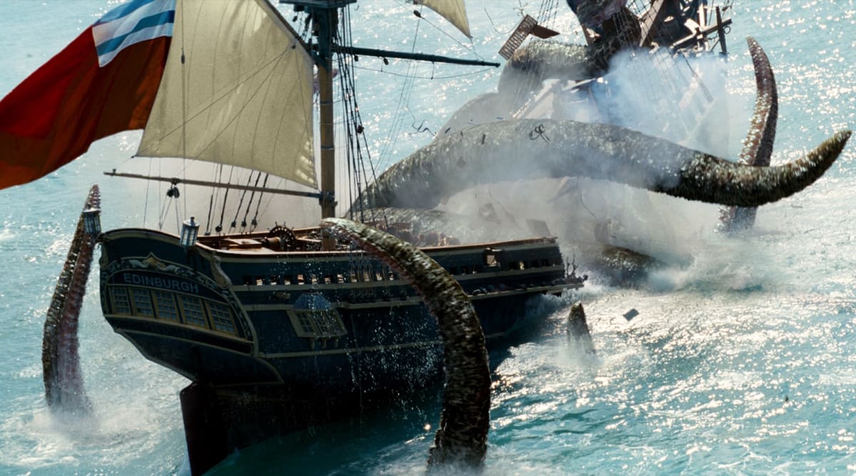 Mořští hadi děsili námořníky stejně jako Kraken ze série Piráti z Karibiku