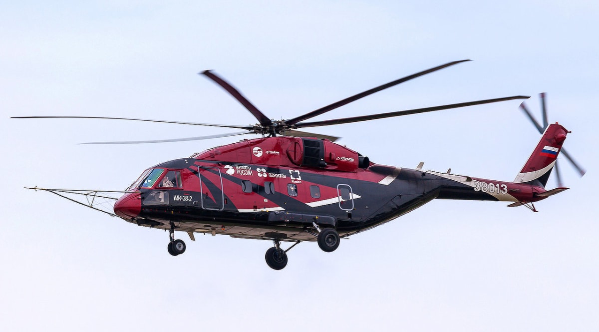 nový ruský vrtulník Mi-38