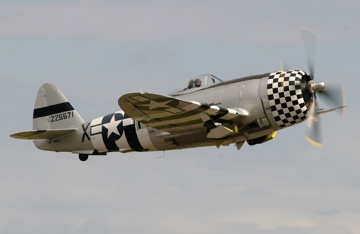 Dosud létající Republic P-47D Thunderbolt