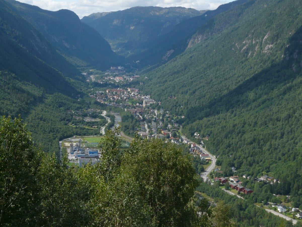 Rjukan - městečko ve věčném stínu