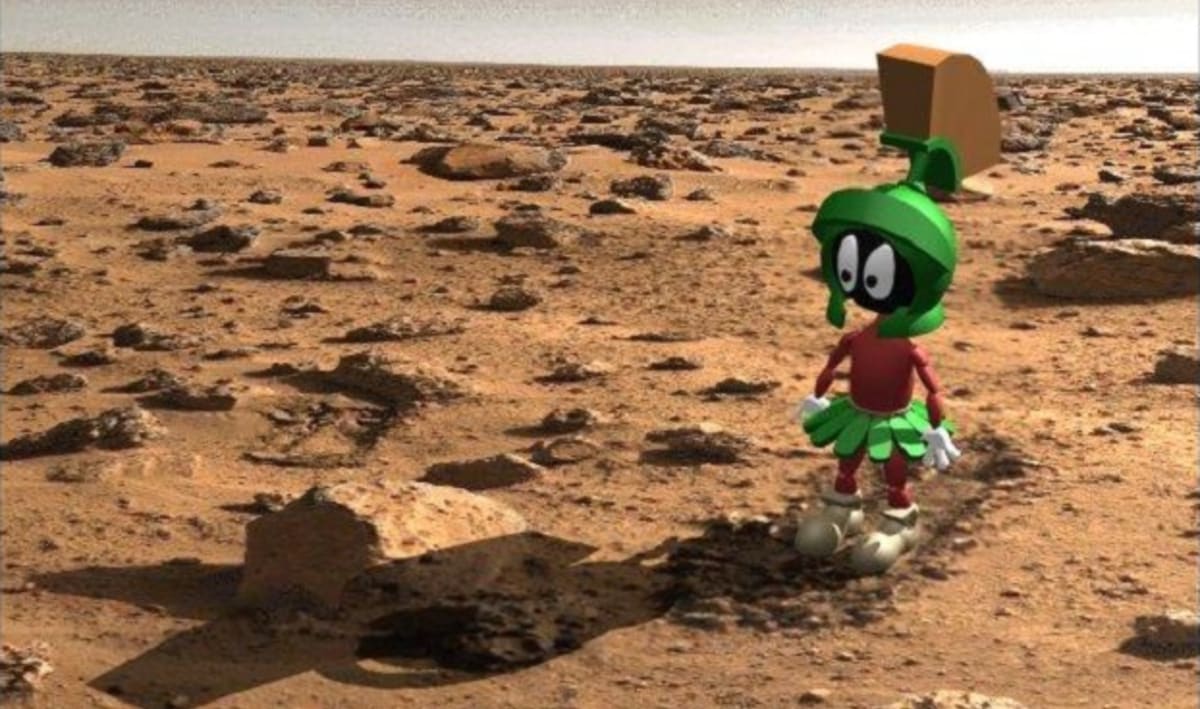 Život na Marsu má v lidské fantazii různé podoby :)