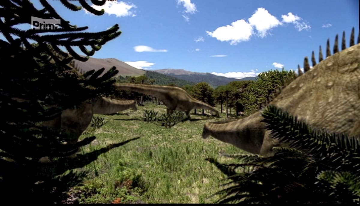 Putování s dinosaury - stádo diplodoců
