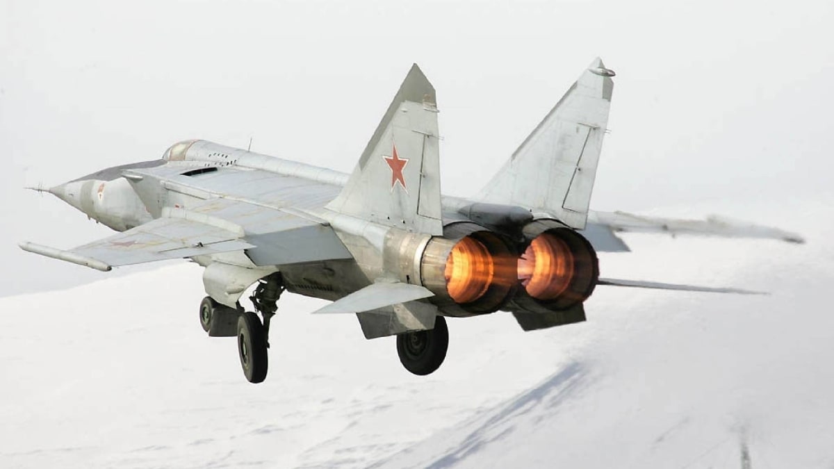 MiG-25 v rukou nepřítele