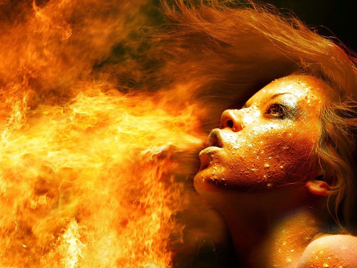 Žena v ohni