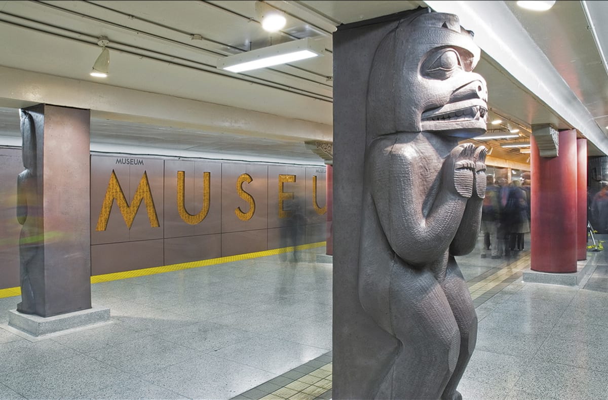 Roku 2008 postavili v Torontu zbrusu novou stanici metra.