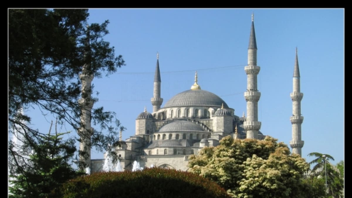 Modrá mešita v centru Istanbulu