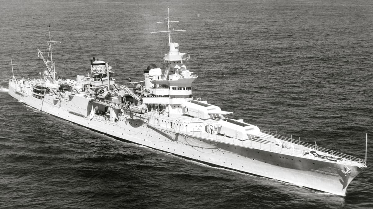 USS Indianapolis na moři 27. září 1939