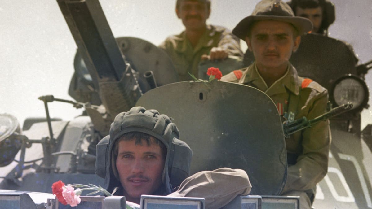 Sovětští vojáci v Afghánistánu