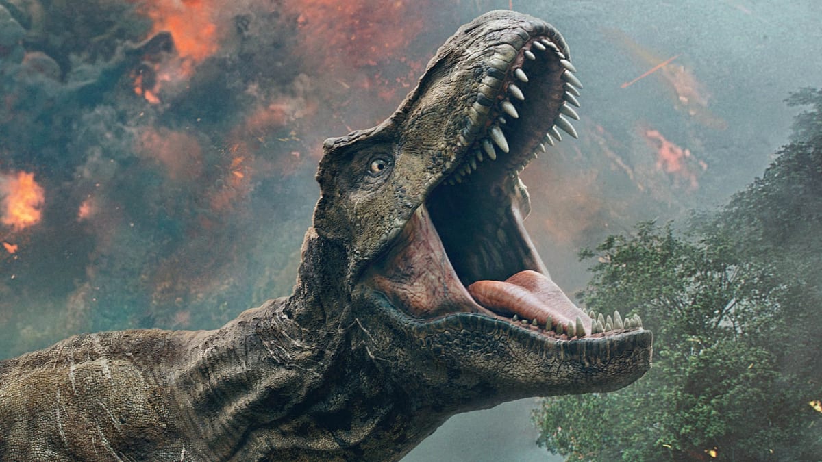 Tyrannosaurus rex ve filmu Jurský svět: Zánik říše