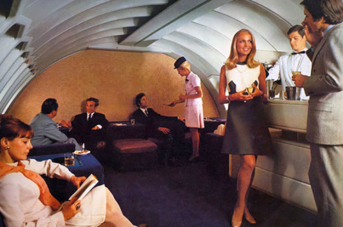 OBRAZEM: Komerční létání bylo v 70. letech ještě úžasný luxus! - Obrázek 4