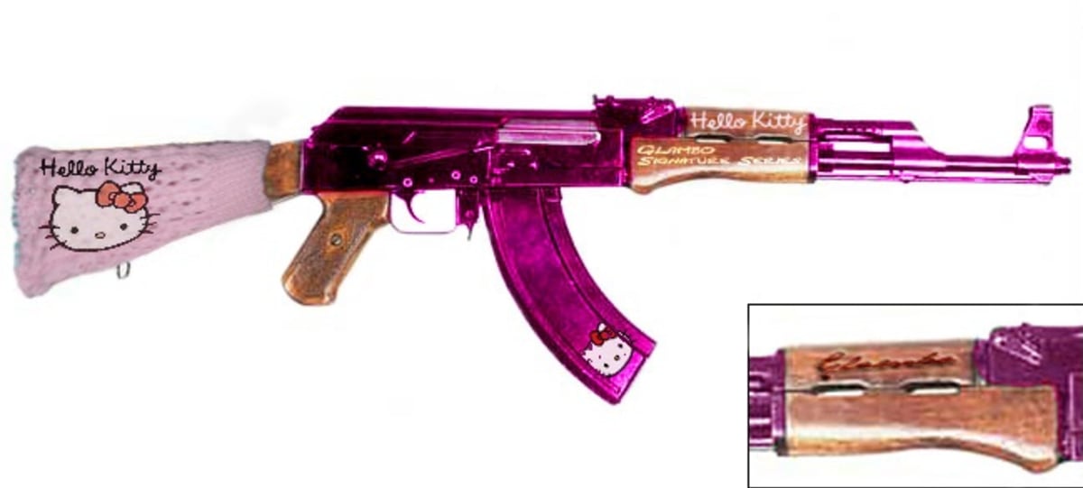 Hello Kitty 47 - smrtelně roztomilá zbraň:)