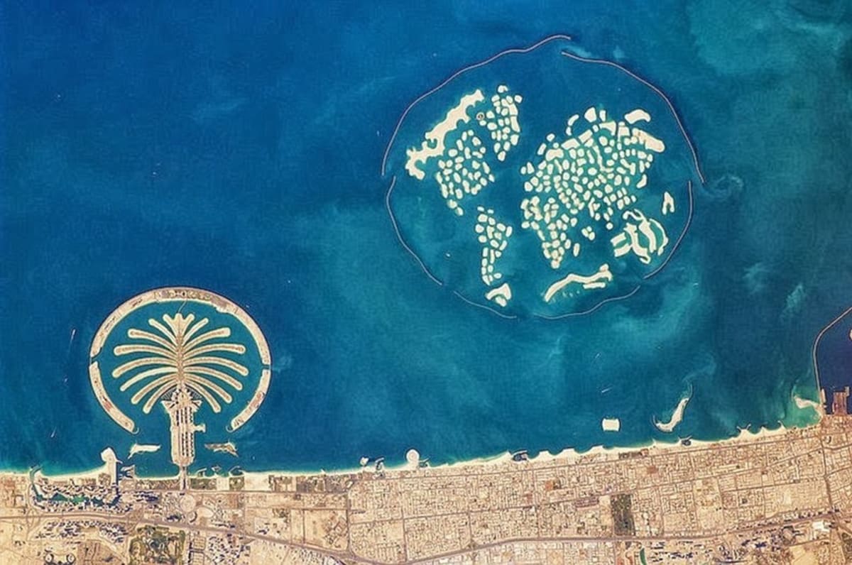 Umělé ostrovy v Dubaji
