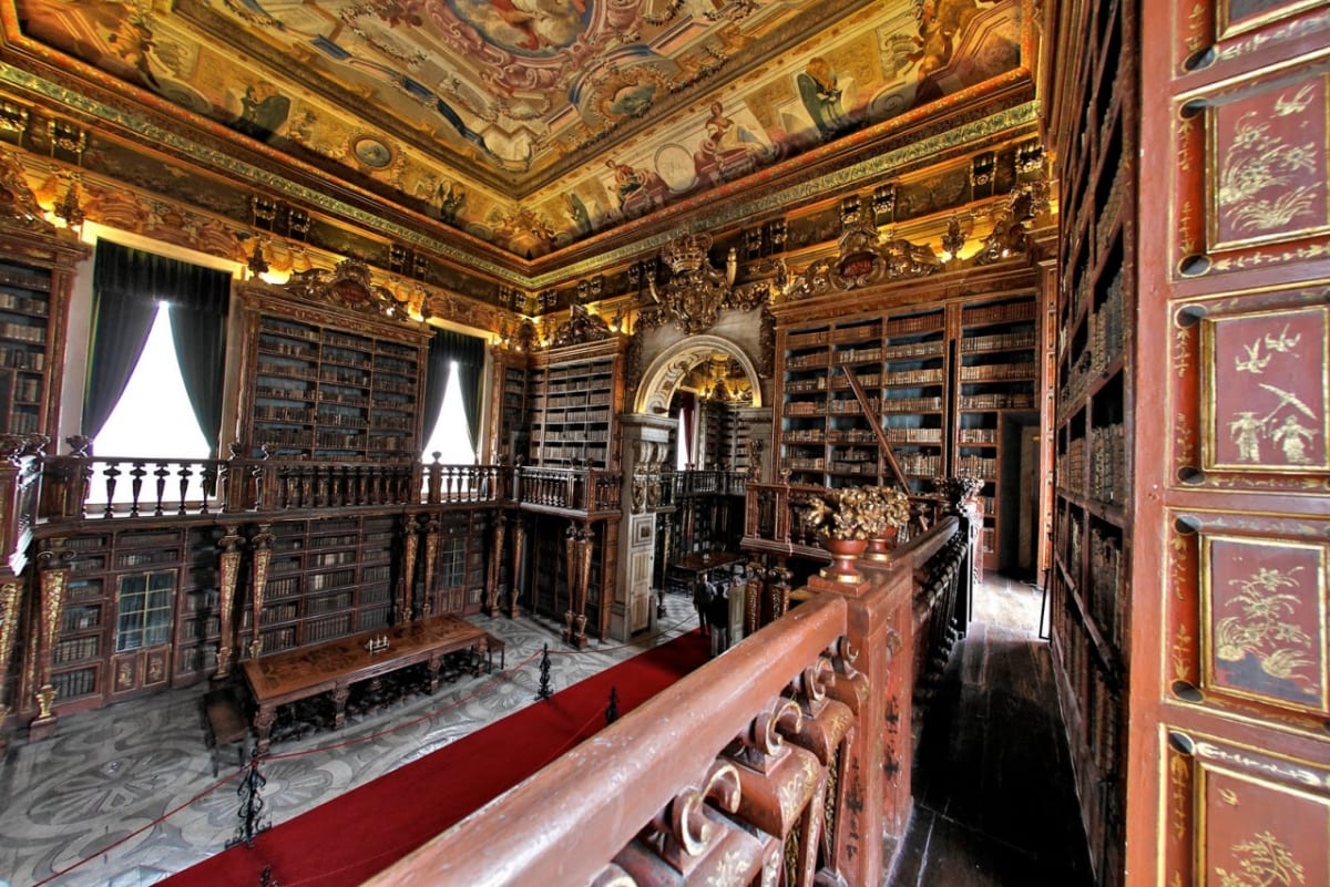 Nejkrásnější knihovny světa - Coimbra