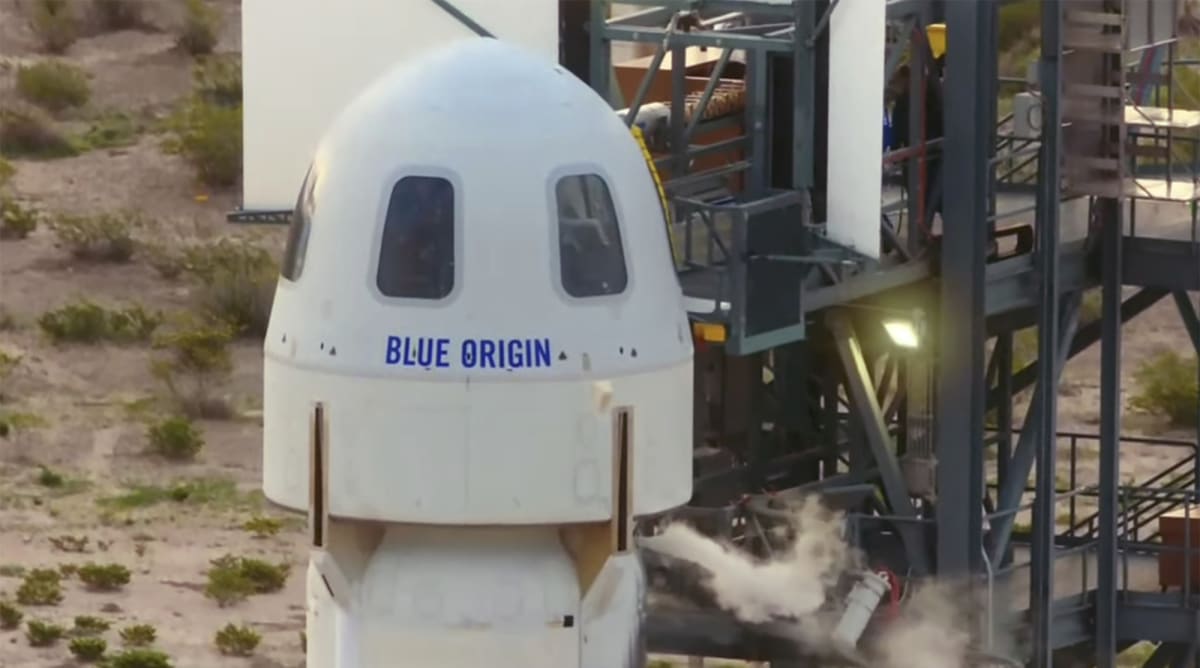 Kokpit rakety New Shepard