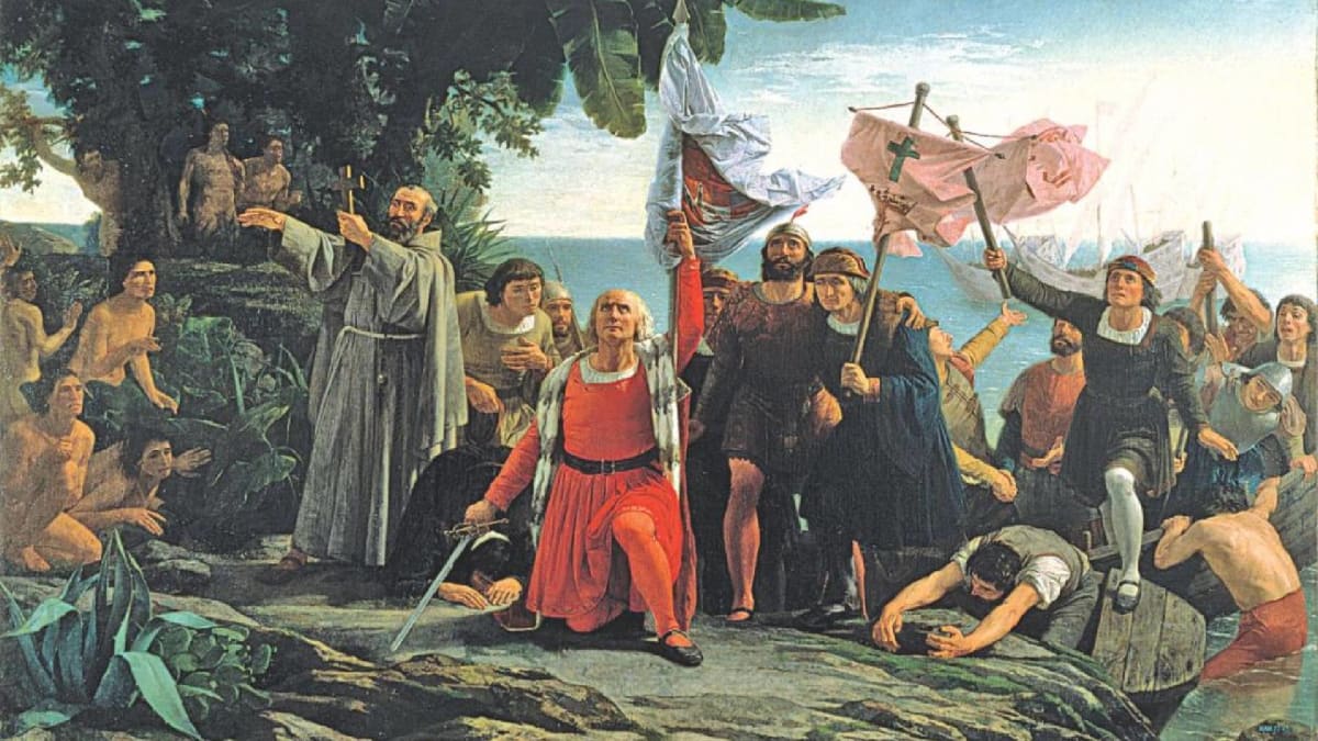 Přistání Kryštofa Kolumba v Novém světě patřilo k oblíbeným uměleckým námětům