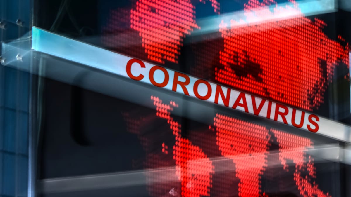 koronavirus red