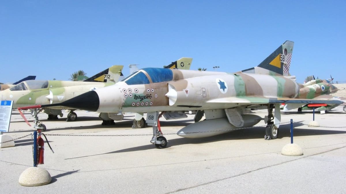Mirage IIIC izraelského letectva