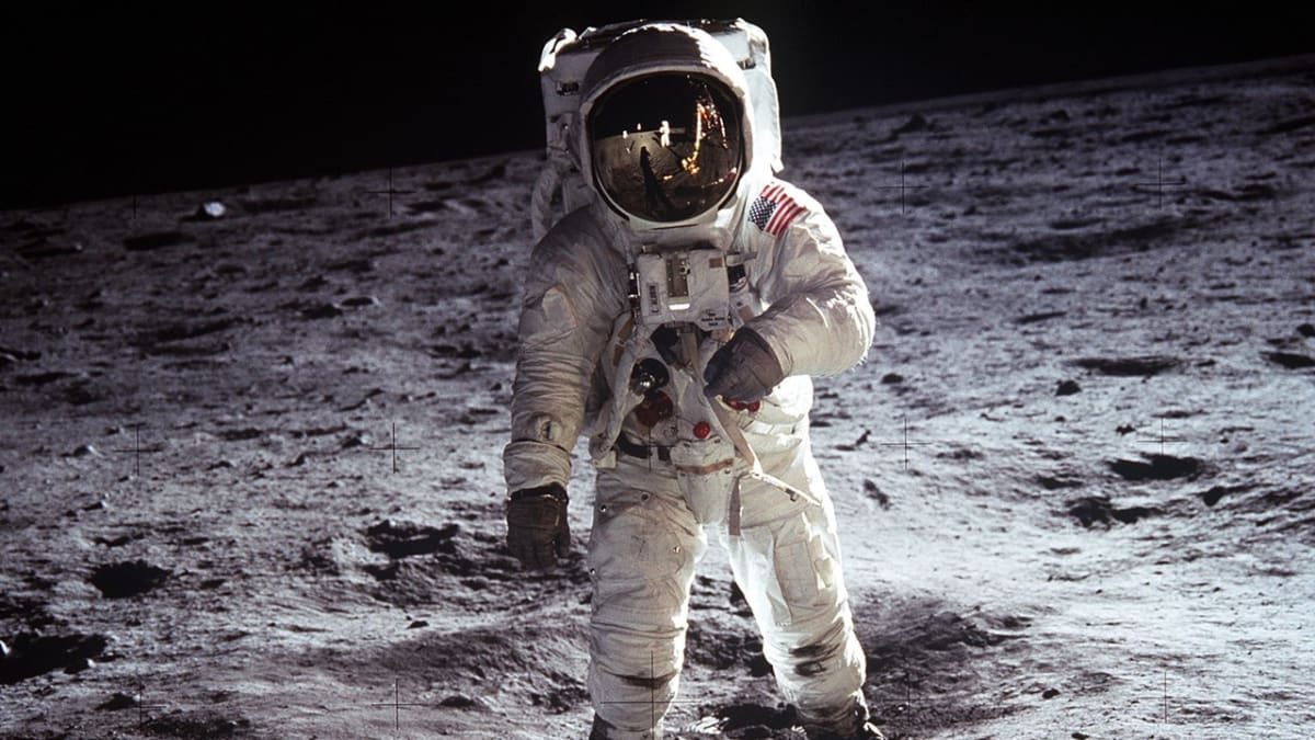 Buzz Aldrin z mise Apollo 11 - druhý člověk na Měsíci