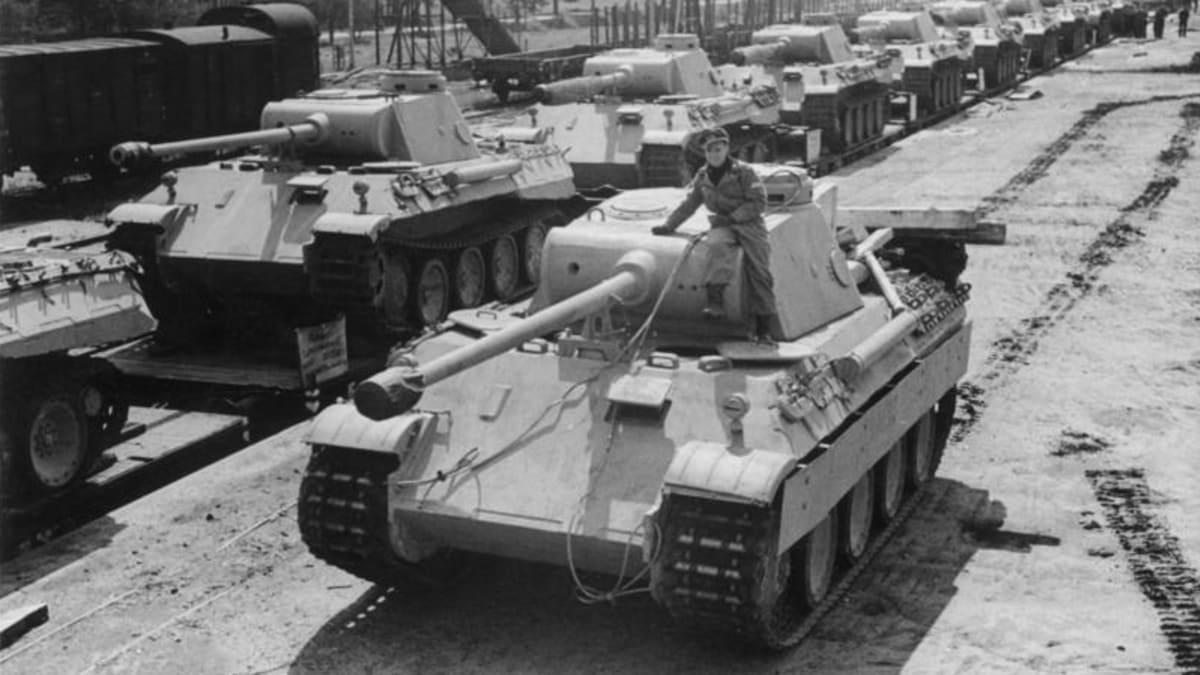 Tank typu Panzer V „Panther“ je považován za nejlepší střední tank 2. světové války