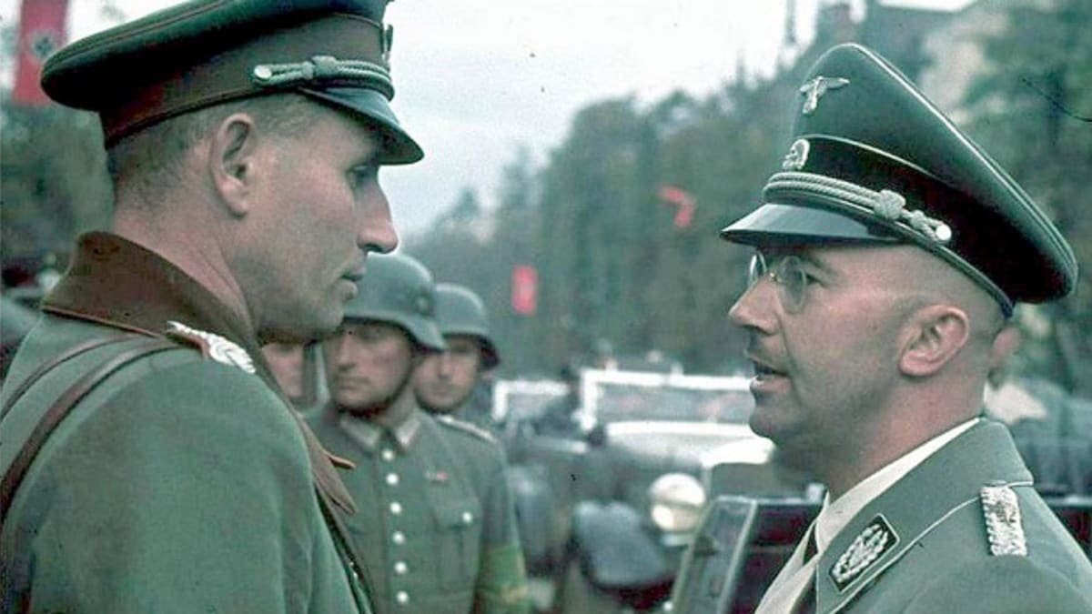 Himmler na barevné fotografiii
