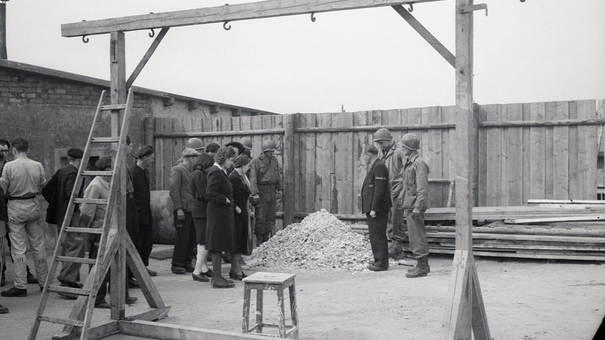 Německé kolaboranty čekala poprava (ilustrační foto)