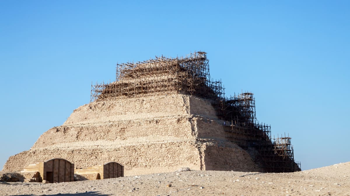 Rekonstrukce Džoserovy pyramidy
