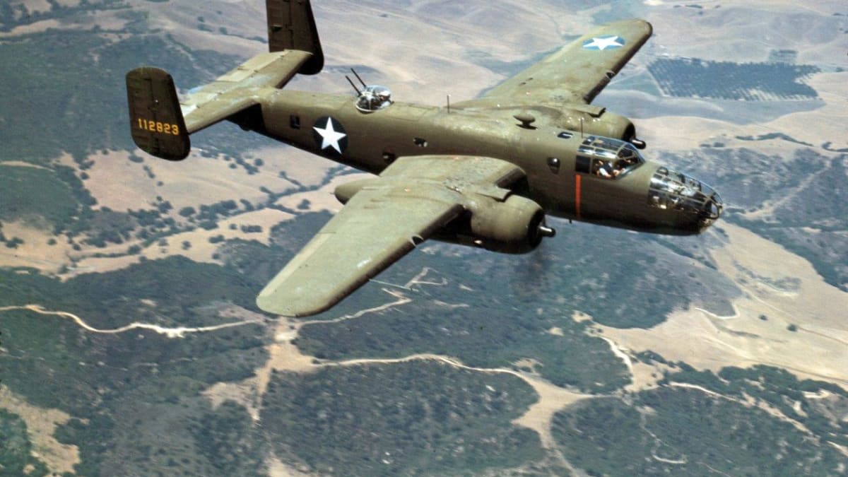 B-25B Mitchell v roce 1942