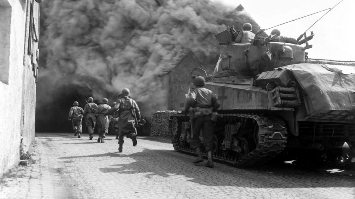americká armáda - Wernberg duben 1945