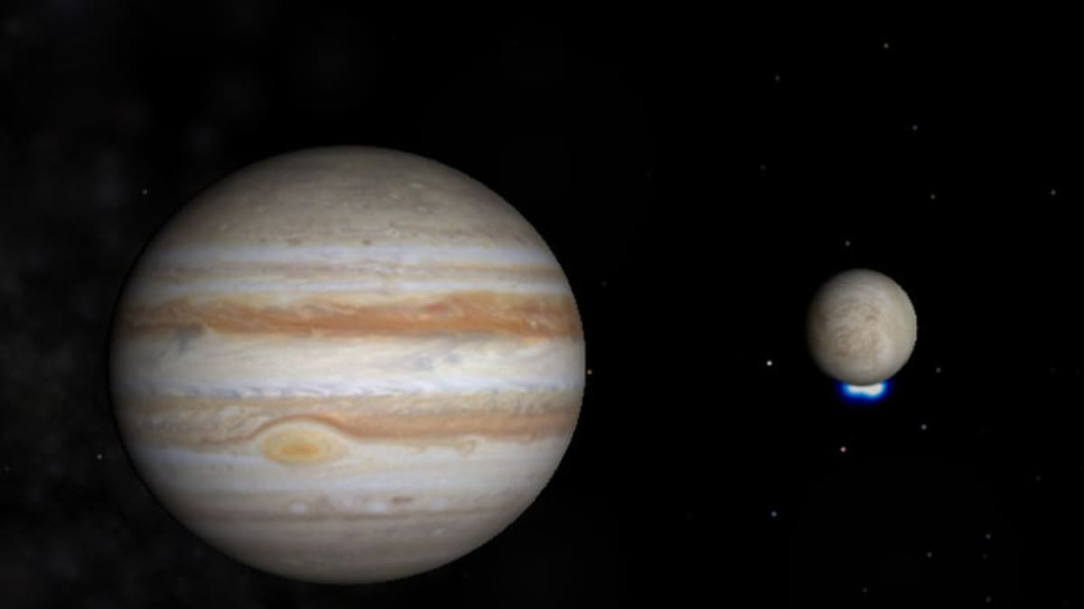 Europa a Jupiter