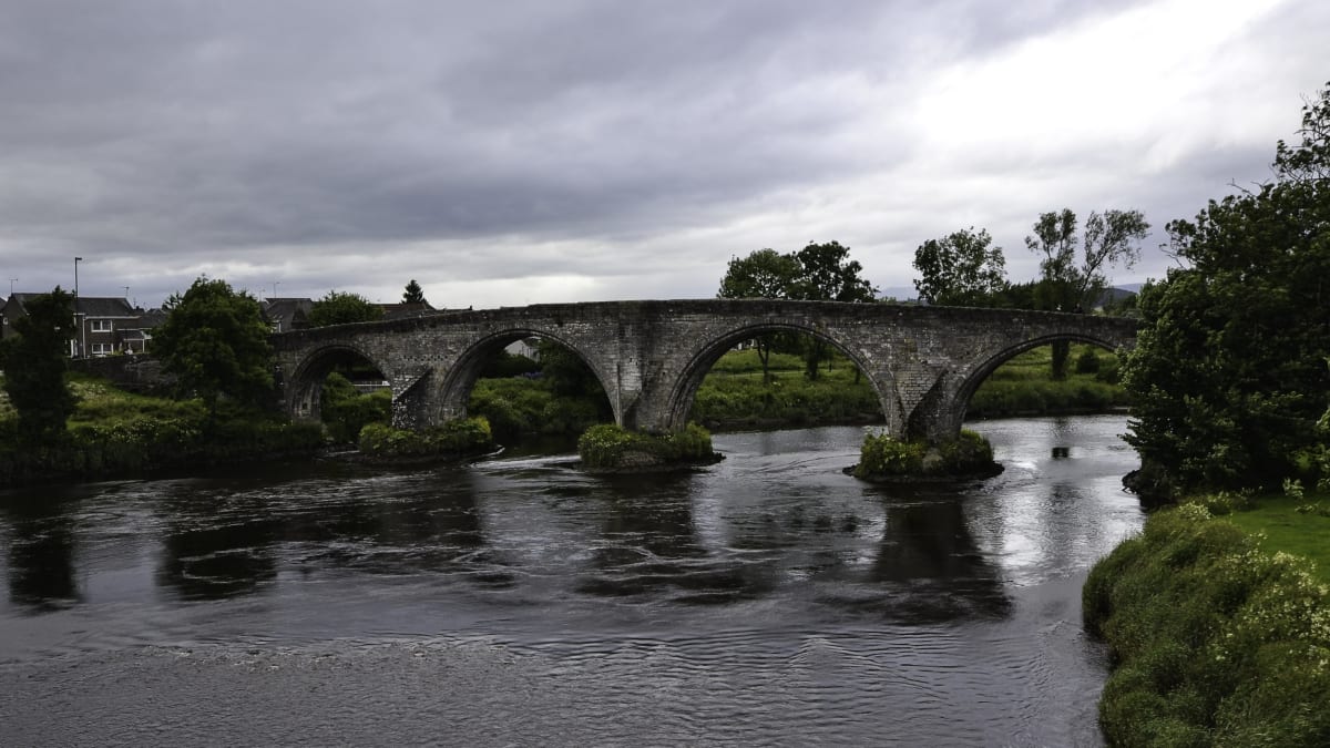 Takhle dnes vypadá skutečný Stirling Bridge