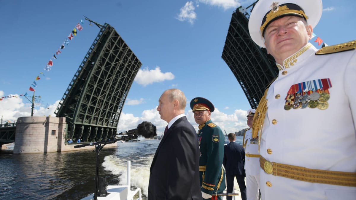 Ruské námořnictvo je chloubou Vladimira Putina (červenec 2020)