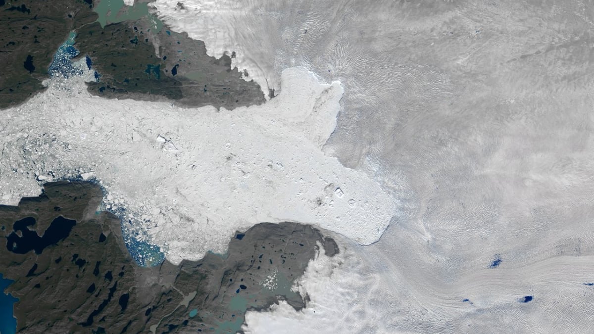 Polární moře - ledovec Jakobshavn